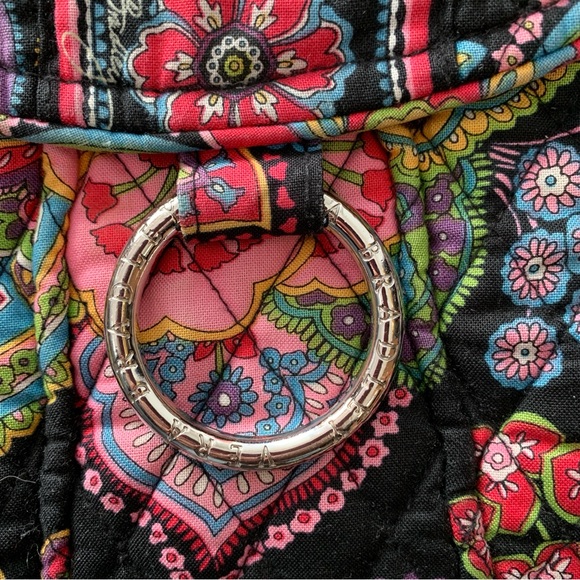 Vera Bradley Crossbody Bag Cottagecore Floral Boho Quilted Hippie Colourful Hobo - Picture 8 of 10